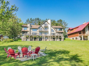 Lakefront home with fire pit and dock Near Wisp Resort